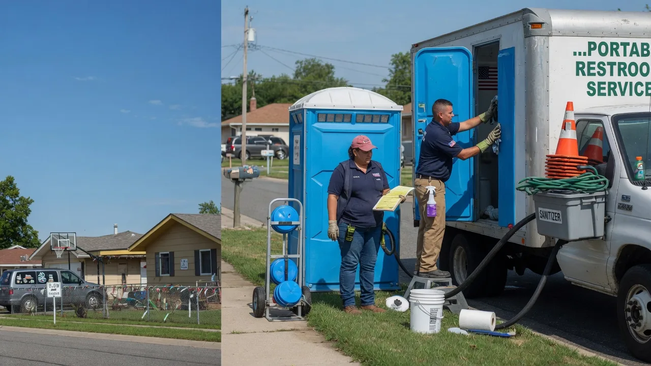 Portable Toilet Rental in Buncombe, IL near me